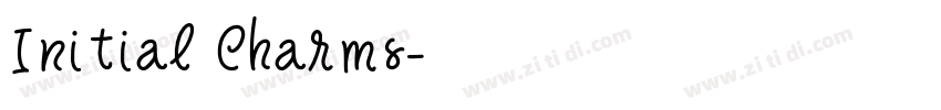 Initial Charms字体转换